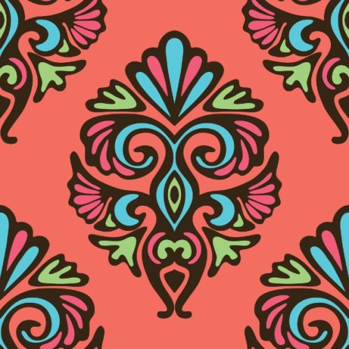 Damask Floral Abstract